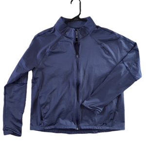Under Armour Loose Fit Lightweight Zip Jacket Purple Size Large